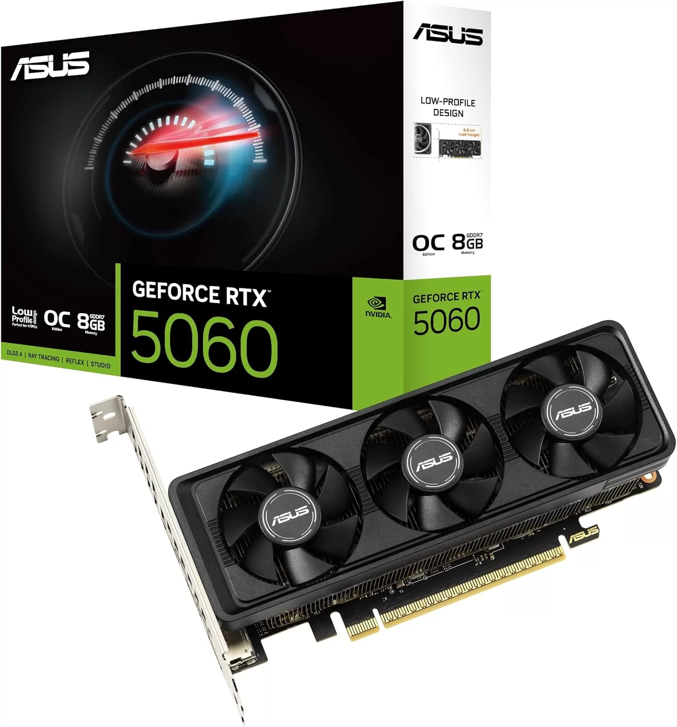 ASUS GeForce RTX 5060 LP BRK 8GB GDDR7 OCエディション ビデオカード RTX5060-O8G-LP-BRK 国内正規代理店品