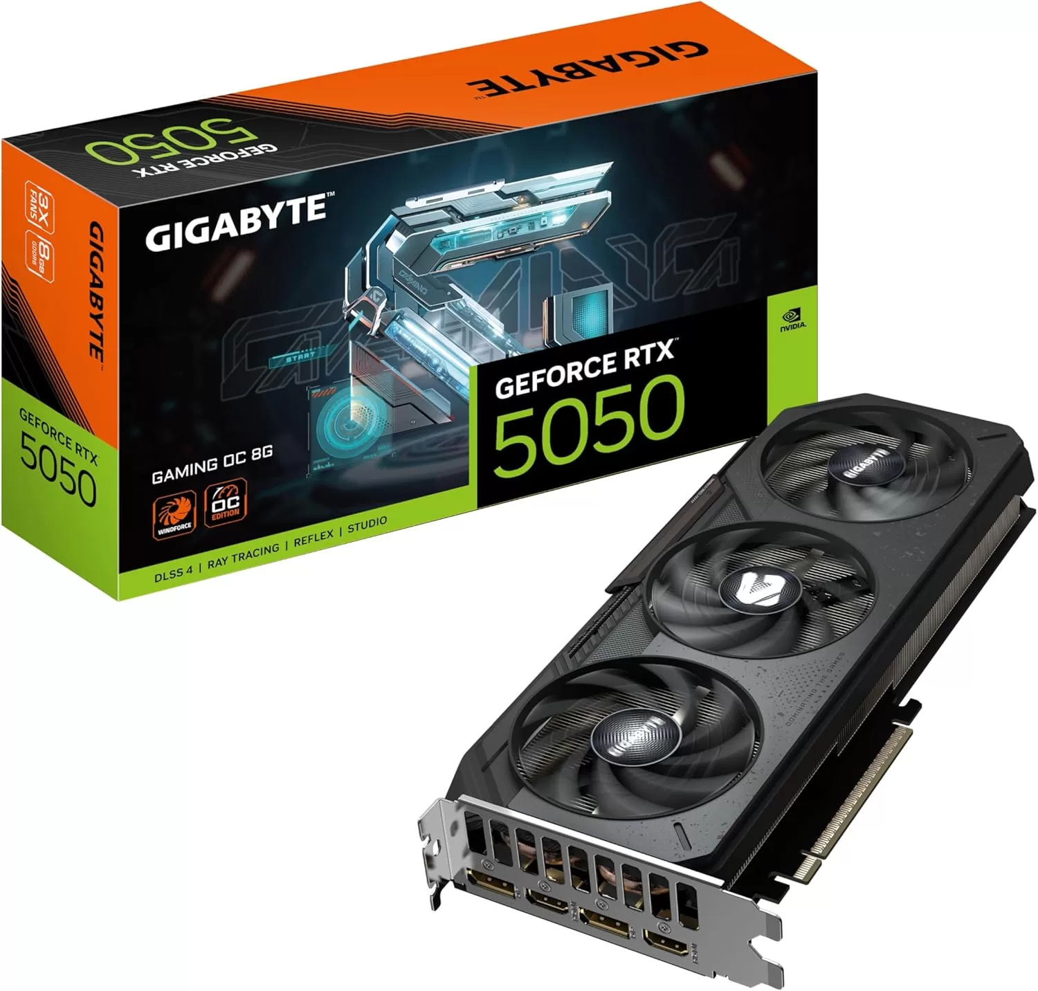 GIGABYTE NVIDIA Geforce RTX5050 搭載 グラフィックボード GDDR6 8GB ギガバイト 【国内正規代理店品】 GV-N5050GAMING OC-8GD