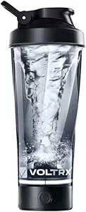 VOLTRX 電動シェイカー プロテインシェイカーボトル USB-C充電式ポータブルプロテインミキサー シェーカーカップ トレーニング、フィットネス、運動用 Tritan材質 600ml