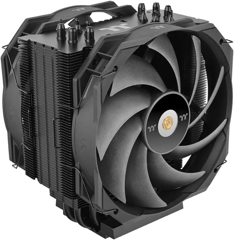 Thermaltake Wair Air cooler Black 6本ヒートパイプ構造 空冷 CPUクーラー CL-P140-CA14BL-A FN2479