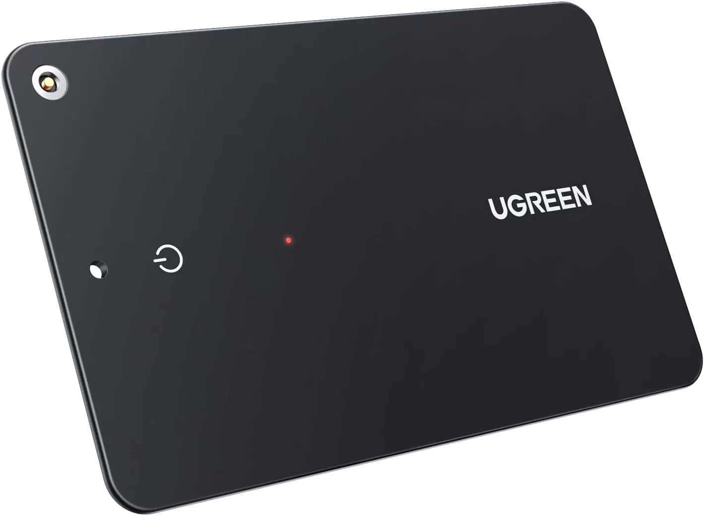 UGREEN FineTrack Slim Smart Finder 紛失防止タグ トラッカーカード スリム1.7ｍｍ超薄型財布ファインダー、SmartTrack Card、Appleの「探す」に対応 (iOS端末のみ) 、iPhone対応 スマートタグ、スマートトラッカー IP68防水 置き忘れ防止/スマホ鳴らす 財布、キー、荷物タグ用 【充電式】